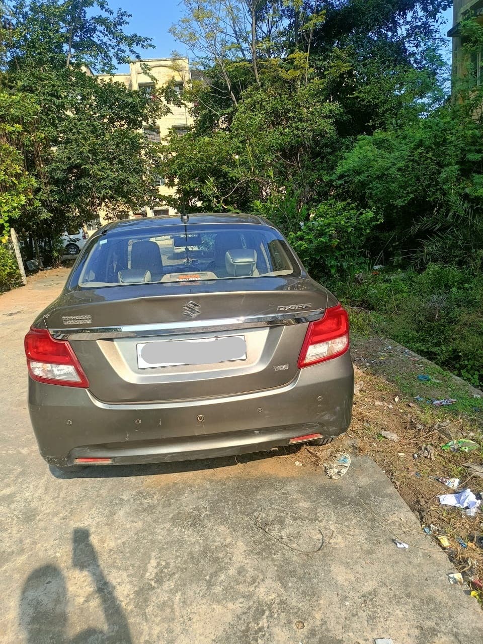 Swift Dzire — rear view